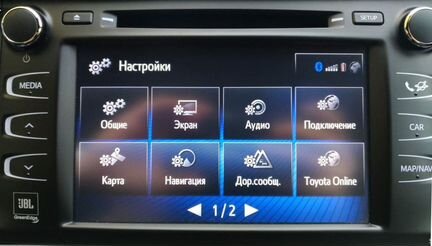 Оригинальные блоки дооснащения навигацией Toyota