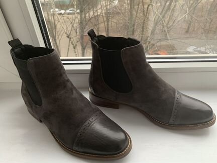 Женские Челси замша и кожа 39 р Терволина