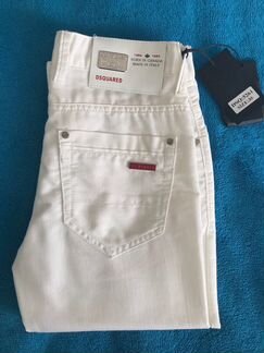 Джинсы белые