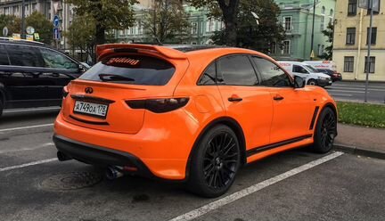 Тюнинг спойлер для багажника Infiniti Fx37 (Qx70)
