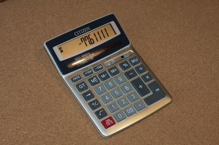Калькулятор citizen SDC-8860 III