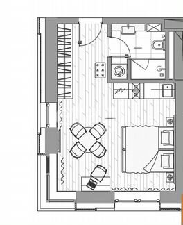 Апартаменты-студия, 29 м², 14/25 эт.