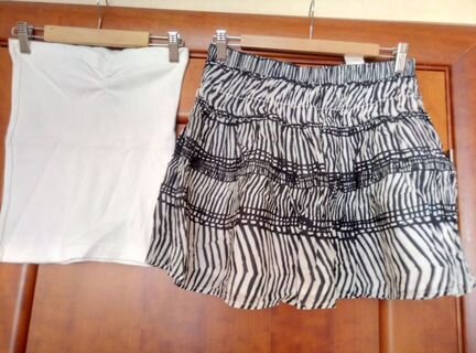 Топ 3suisses и юбка H&M