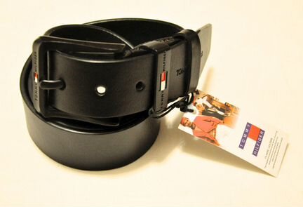 Мужской ремень / Tommy Hilfiger / новый (черный)