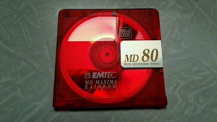 Минидиск Emtec MD Maxima Rainbow 80