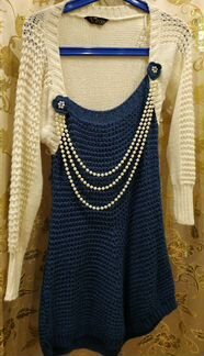 Платье нарядное,вязанное,новое Турция