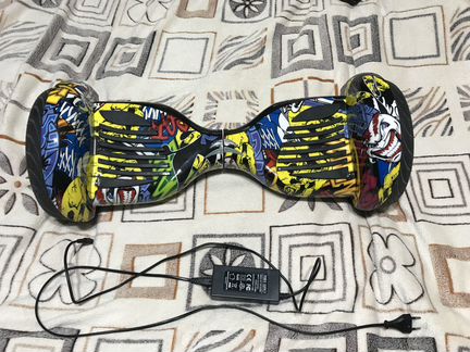 Гироскутер Smart Balance SUV Граффити жёлтый 10.5