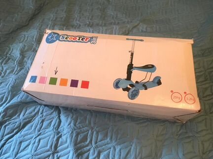 Детский самокат божья коровка