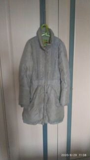 Куртка зимняя светло-серая 44-46 размеер