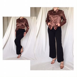 Атласная блузка