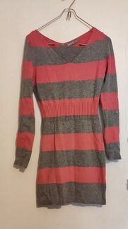 Новое трикотажное платье размер S