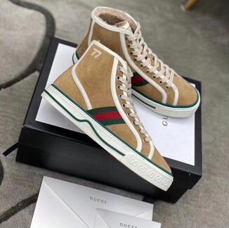 Кеды Gucci на меху