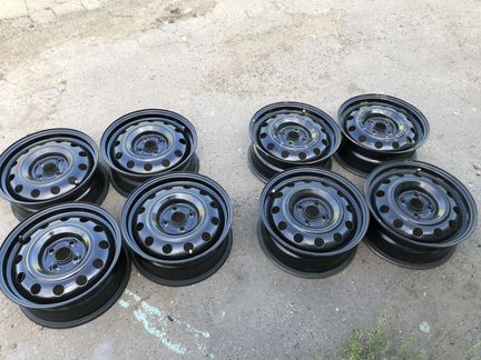 Оригинальные штампованные диски Rio Solaris