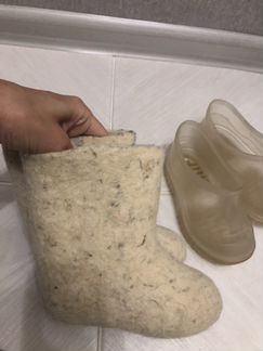 Валенки с калошами 14,5 см по стельке