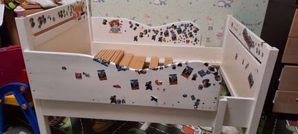 Кровать раздвижная деревянная 90/170