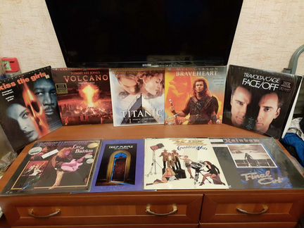 Лазерный диск LD LaserDisc. фильмы и музыка