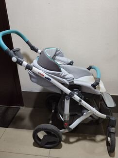 Коляска 3-в-1 BeBe-mobile Movo R9 (Mint-Grey)