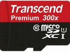 Карта памяти 64Gb Transcend Premium 300X Microsdhc