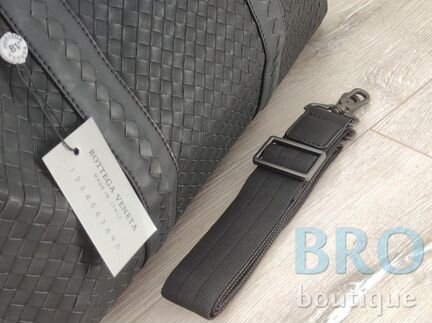 Дорожная кожаная сумка Bottega Veneta