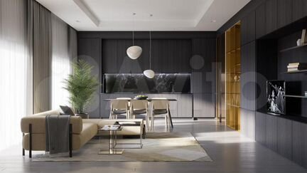 2-к апартаменты, 75.4 м², 8/19 эт.
