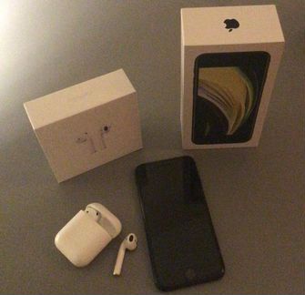 iPhone SE 2020 + Apple Airpods В подарок