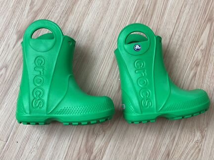 Детские резиновые сапоги crocs