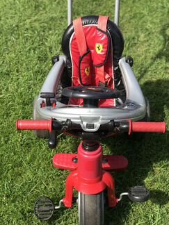 Детский трехколёсный велосипед-Коляска Ferrari Feb