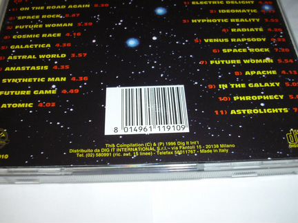 CD Rockets Greatest Hits 2CD Dig it Italy фирма