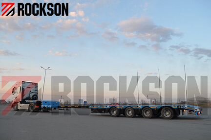 Раздвижной низкорамный трал 52 тонны Rockson