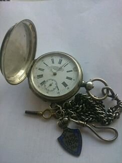 Очень Редкие Серебряные карманные часы 1896 г