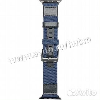 Ремешок (Канва) Apple Watch 42/44 мм синий