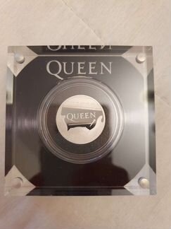 Серебряная монета queen Freddie Mercury