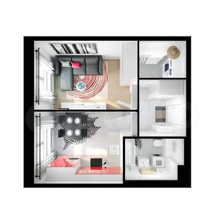 1-к квартира, 34.4 м², 11/33 эт.