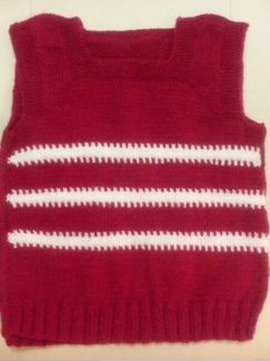 Вязаная безрукавка