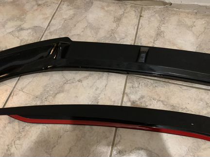 Сплиттер накладка переднего бампера Mercedes w213