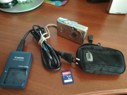 Фотоаппарат Canon ixus 55, зу аккум. чехол SD 2Gb