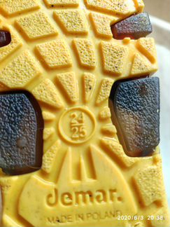 Сапоги детские резиновые demar 24/25