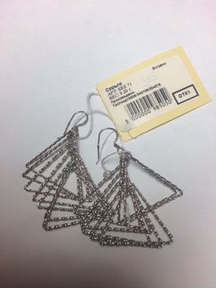 Серьги из серебра 925 пробы