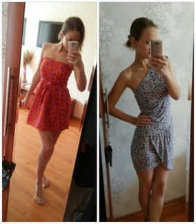 2 летних молодежных платья 40р