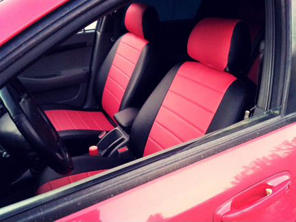 Модельные чехлы Шевроле Лачетти из экокожи