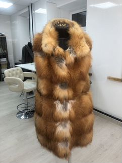 Меховая жилетка