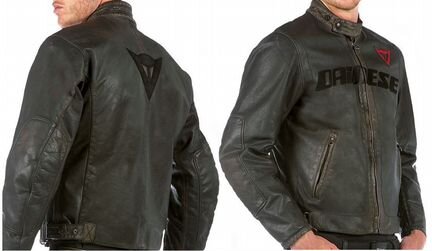 Мото куртка кожаная