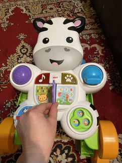 Игрушка Зебра ходунок fisher price