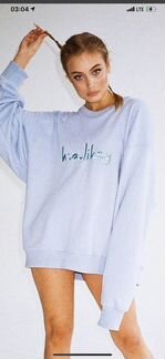 Свитшот haliky голубой