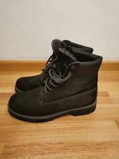 Ботинки женские зимние из нубука