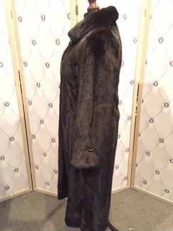 Длинная норковая шуба 46-48