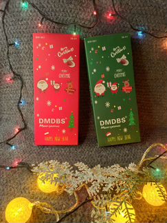 Носочки новогодние с дедом морозом