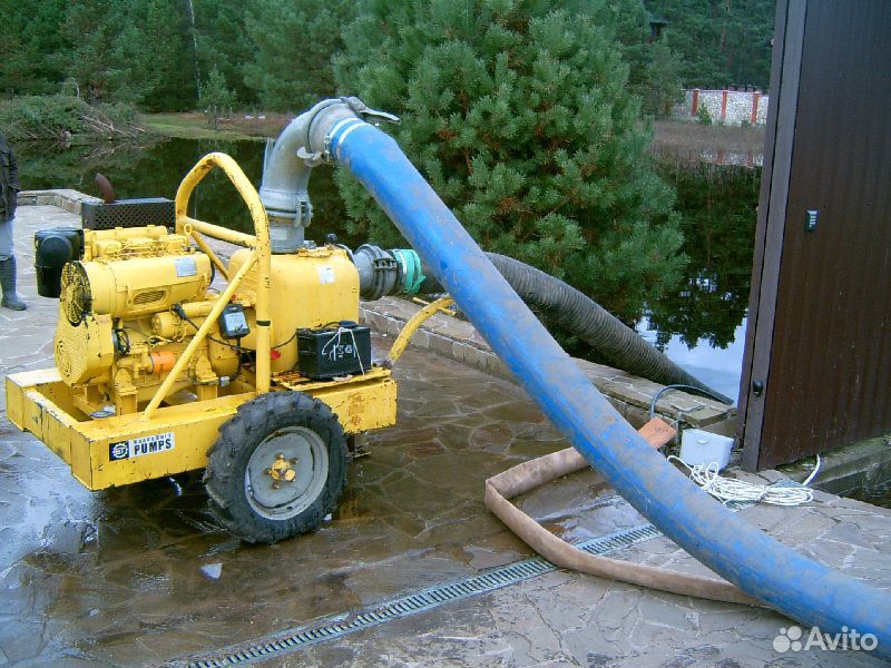 Вакуумная установка для откачки канализации