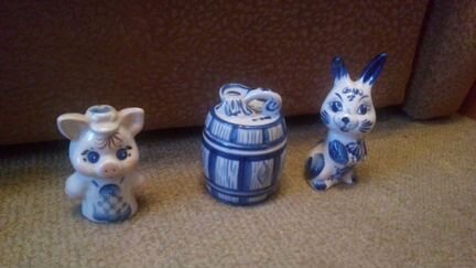 Фигурки,Гжель