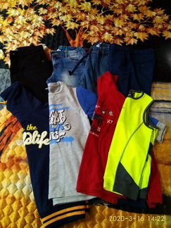 Пакет одежды для мальчика на рост 134-140